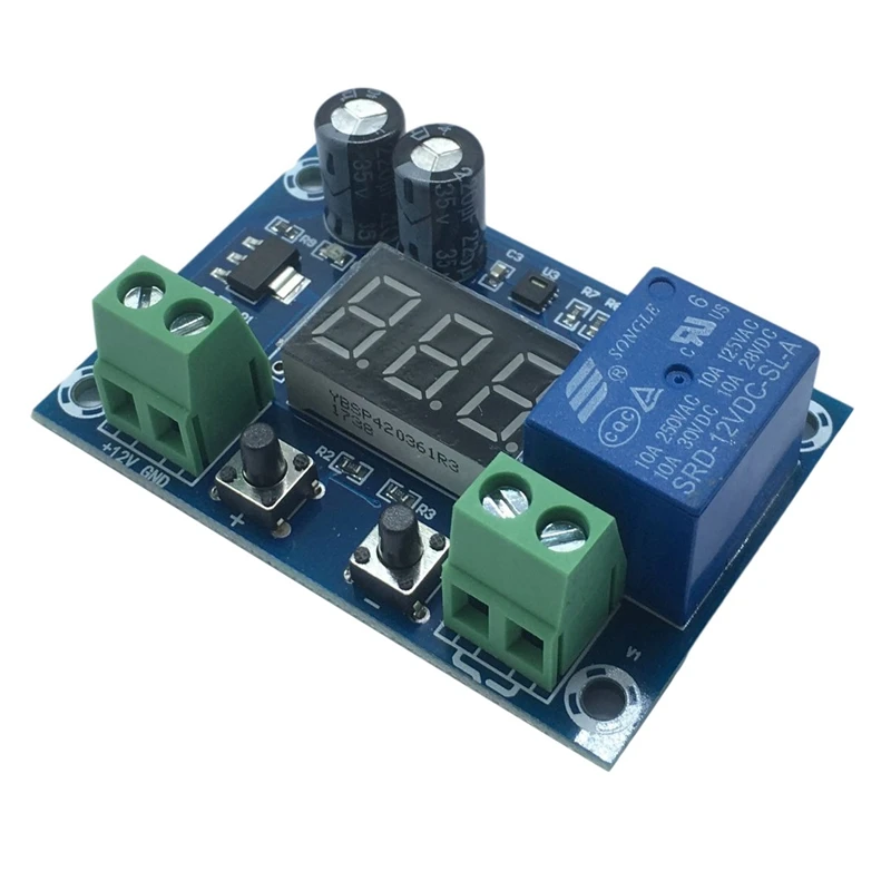 Модуль контроля влажности XH-M451 Датчик влажности DC12V Модуль платы управления переключателем влажности с цифровым дисплеем Изображение 0