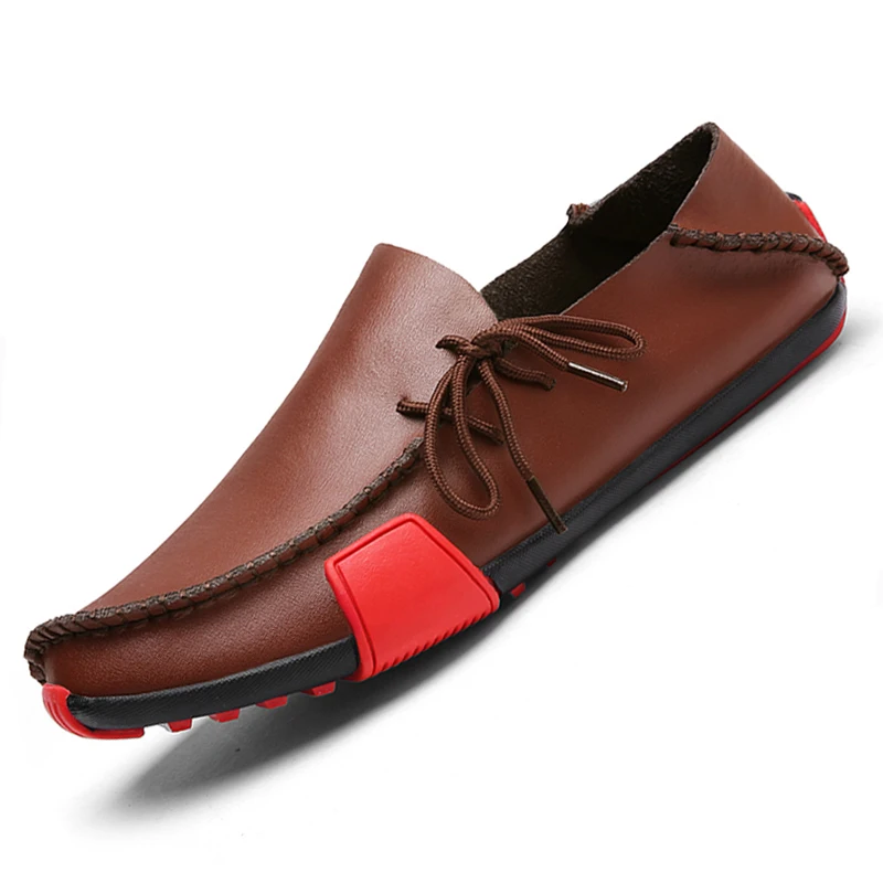 Мужская Обувь Лоферы Кожаная Повседневная Обувь Ручной работы Мокасины Мужская Удобная Обувь для вождения Кроссовки Мужская Дизайнерская Обувь Изображение 0