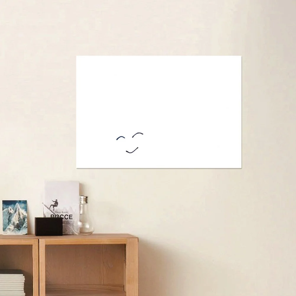 Наклейка на стену для классной доски 45 * 100 см, наклейка на классную доску, бумага для меловой доски (белая) Изображение 3