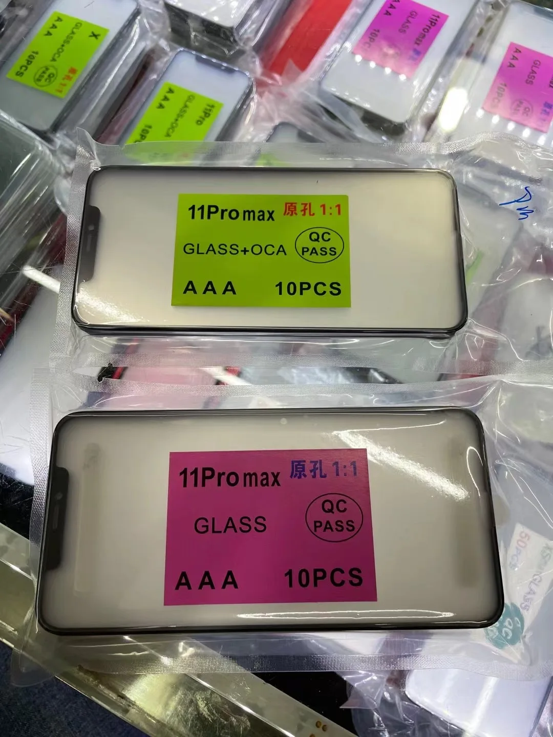 Наружное стекло оригинального качества 5ШТ 1:1 с ОСА с поляризационным клеем для замены сенсорных линз iPhone 14 PLUS 14pro pro max Изображение 3