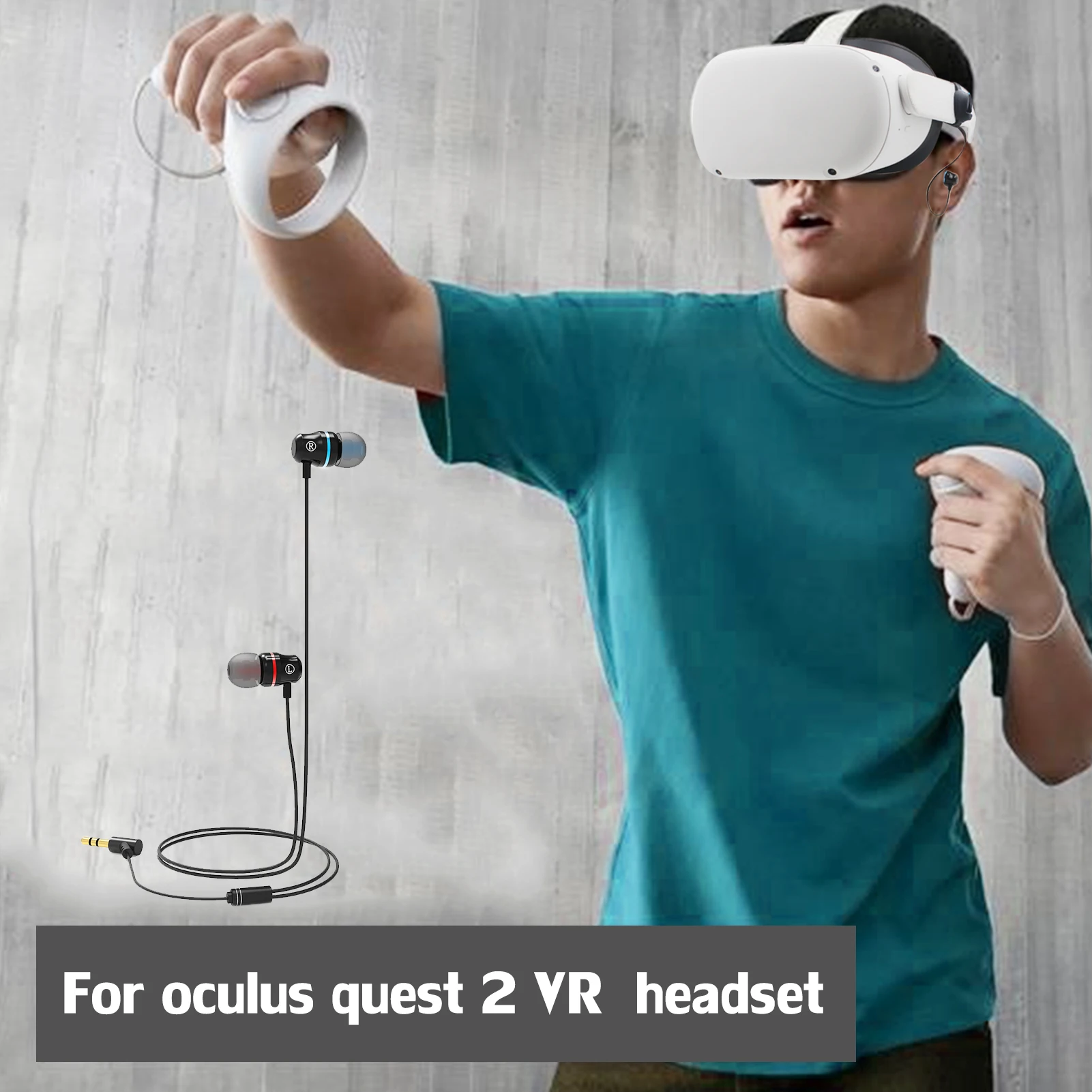 Наушники-вкладыши виртуальной реальности для Oculus Quest 2 Изображение 2