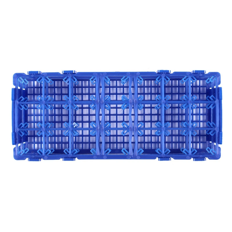 НОВИНКА-4-кратный синий пластиковый держатель для центрифужных пробирок на 21 отверстие для центрифужных пробирок объемом 50 мл Изображение 3