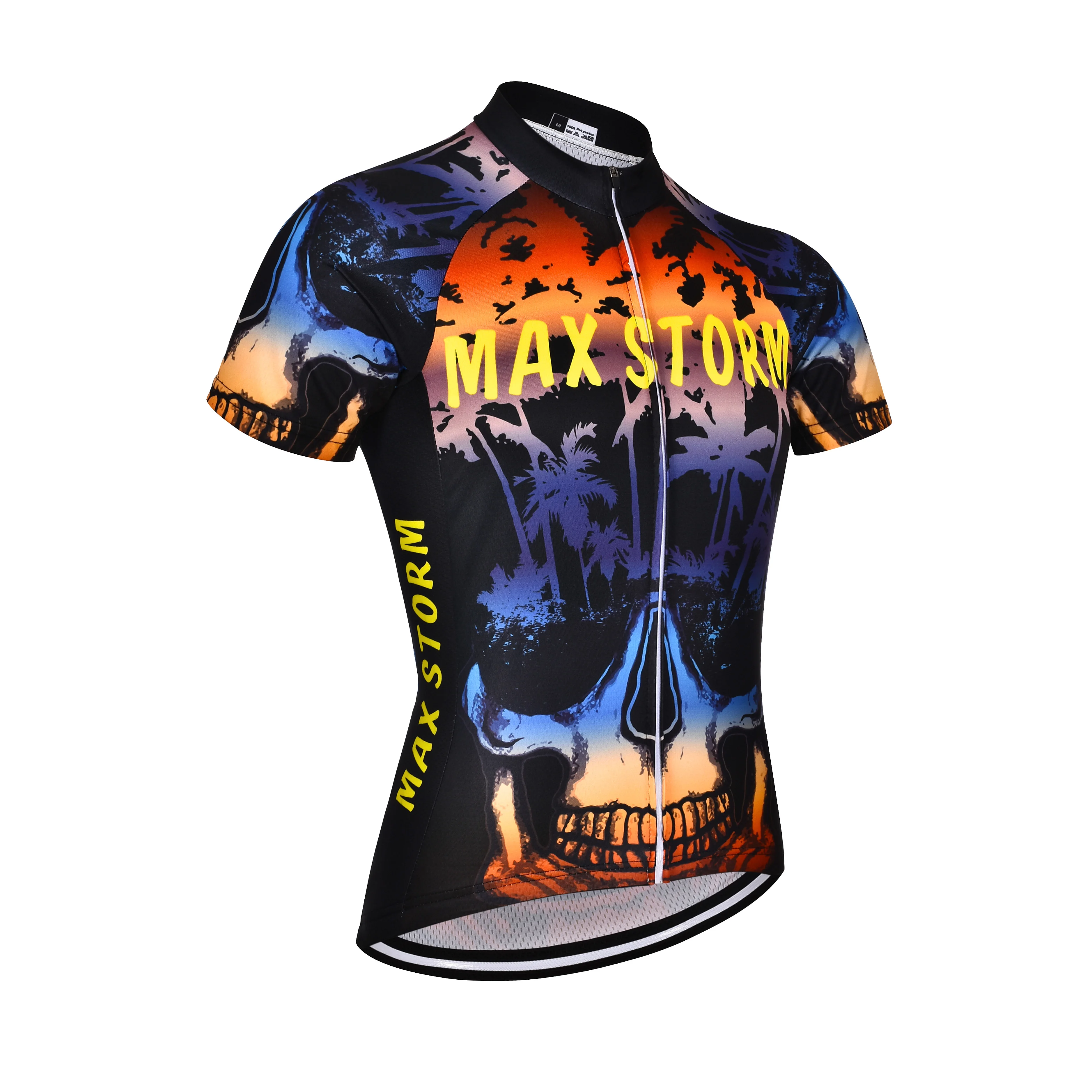 Новый Maxstorm Мужская Спортивная Команда С Коротким Рукавом Дышащий Горный Велосипед Спортивная Одежда На Молнии Велоспорт Джерси Изображение 1