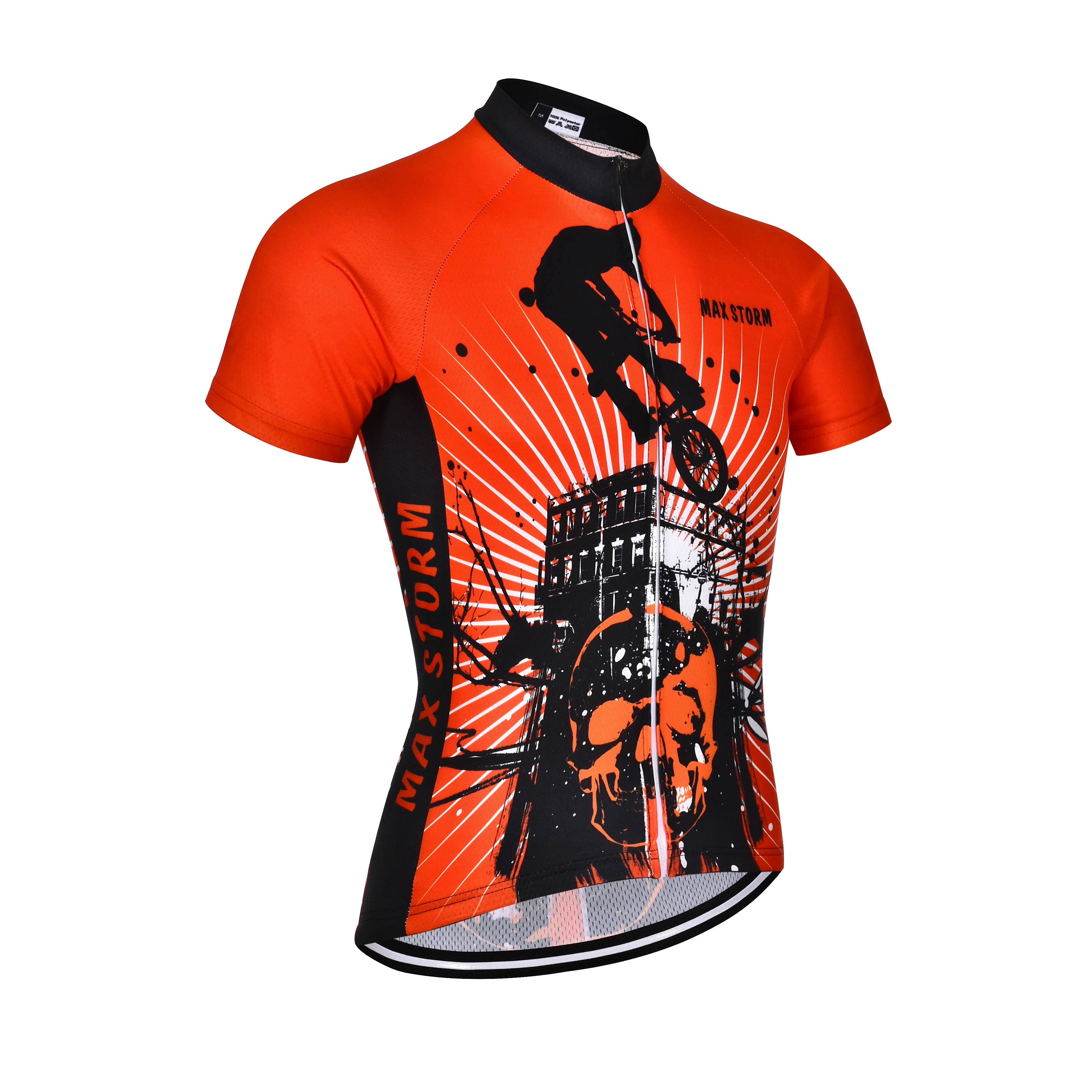 Новый Maxstorm Мужская Спортивная Команда С Коротким Рукавом Дышащий Горный Велосипед Спортивная Одежда На Молнии Велоспорт Джерси Изображение 3