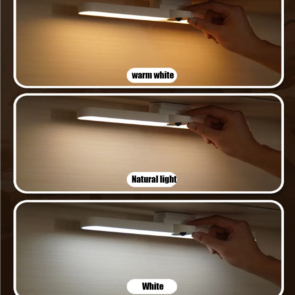 Ночник Xiaomi с датчиком движения Led USB Перезаряжаемая прикроватная тумбочка для спальни, регулируемая подсветка для кухонного шкафа Изображение 3