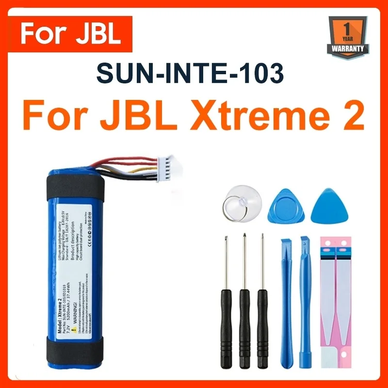 Оригинальный Аккумулятор SUN-INTE-103 2INR19/66-2 ID1019 5200 мАч Для Динамиков JBL Xtreme 2 Blkam Xtreme 2 Bluam Xtreme 2 2nd Batteries Изображение 0