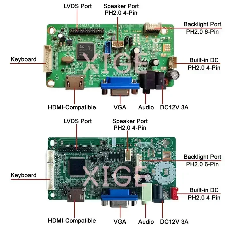 Плата контроллера Матричного драйвера Подходит LTN141AT07 LTN141AT13 1CCFL 1280*800 VGA HDMI-Совместимый LVDS 30-Контактный Тестовый комплект ЖК-монитора DIY Изображение 1