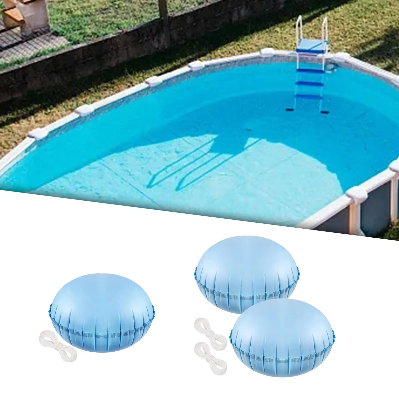 Подушка для бассейна Прочная круглая для надземного бассейна Аксессуары для бассейна Изображение 4