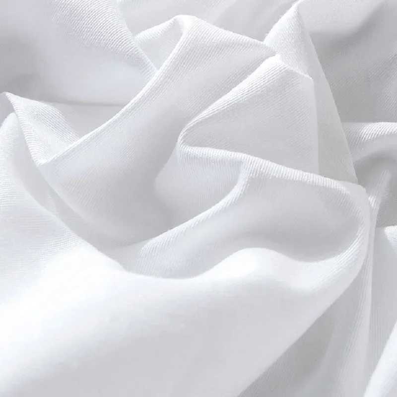 Простыня из белого полиэстера JFLEGAL с эластичной лентой, покрывало, защитные простыни, чехол для гостиничного матраса 180x200 Сабанас Изображение 4