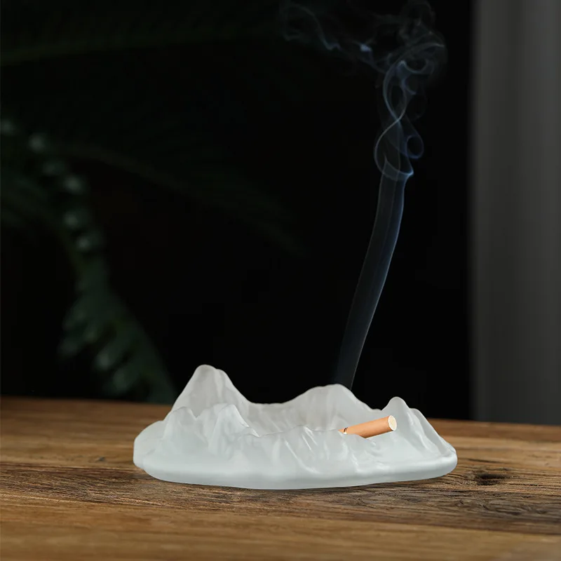 Роскошная Креативная Пепельница Glacier Mount Fuji Bar Hotel Personality Хрустальная Банка Для Сигар # Iceberg Romance# Изображение 2