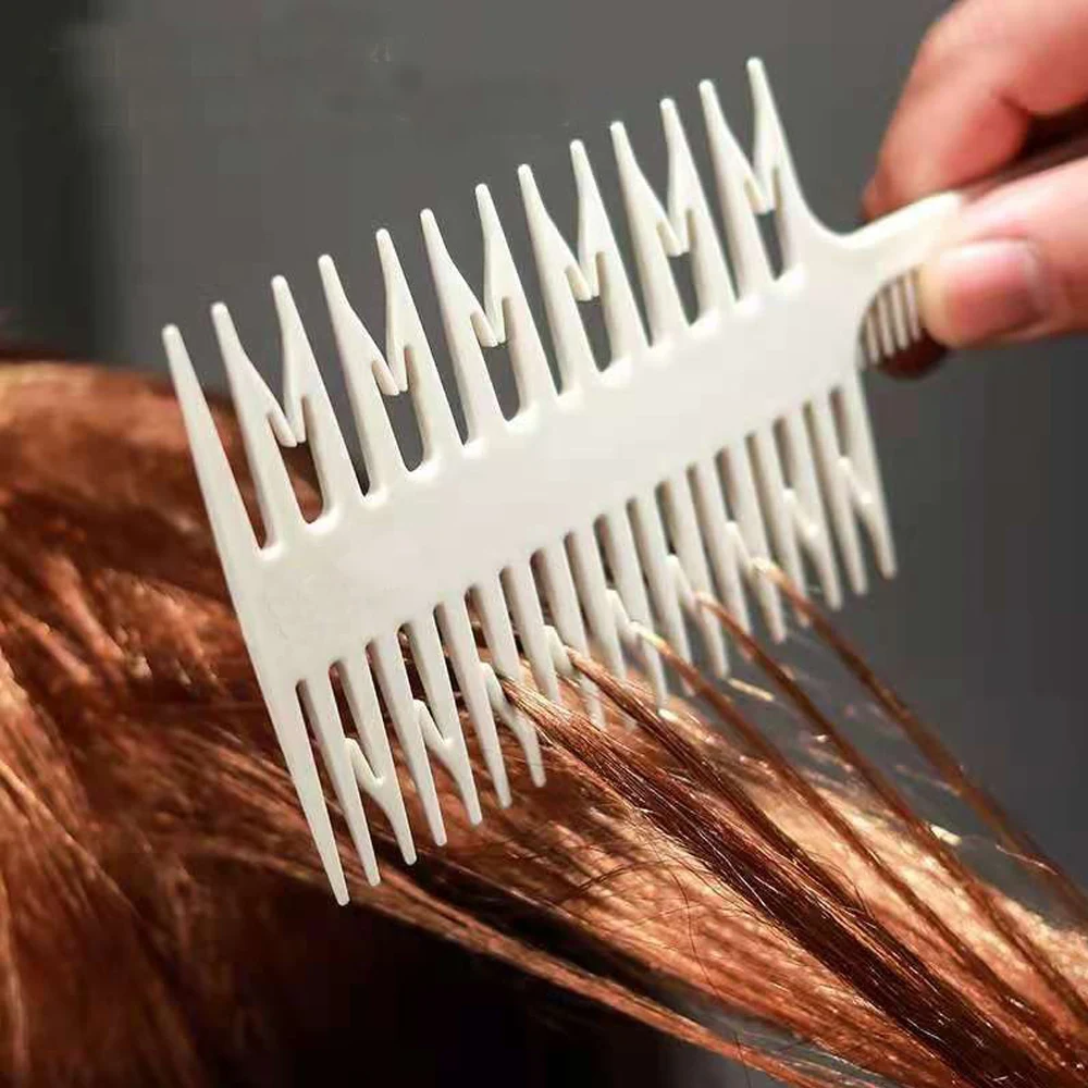 Салонный инструмент для укладки волос: Профессиональная расческа для волос + кисточка для подсветки + градинка из крысиного хвоста для окрашивания волос Изображение 2