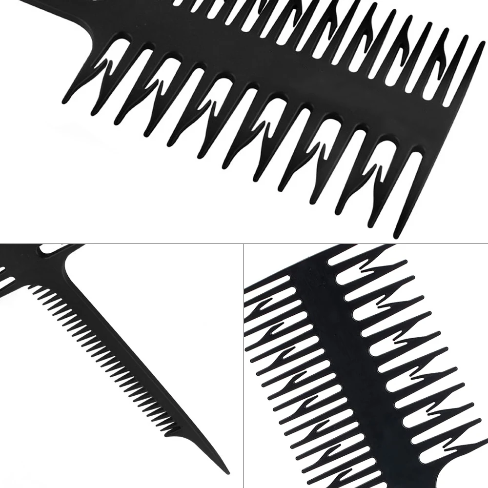 Салонный инструмент для укладки волос: Профессиональная расческа для волос + кисточка для подсветки + градинка из крысиного хвоста для окрашивания волос Изображение 3