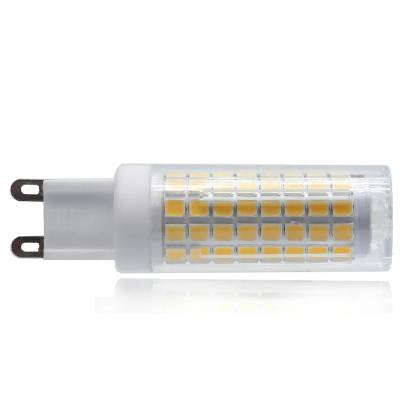 Самая яркая светодиодная лампа G9 AC220V 5W 7W 9W 12W Керамическая Светодиодная лампа SMD2835 Теплый/ Холодный Белый Прожектор заменяет Галогенный свет Изображение 0