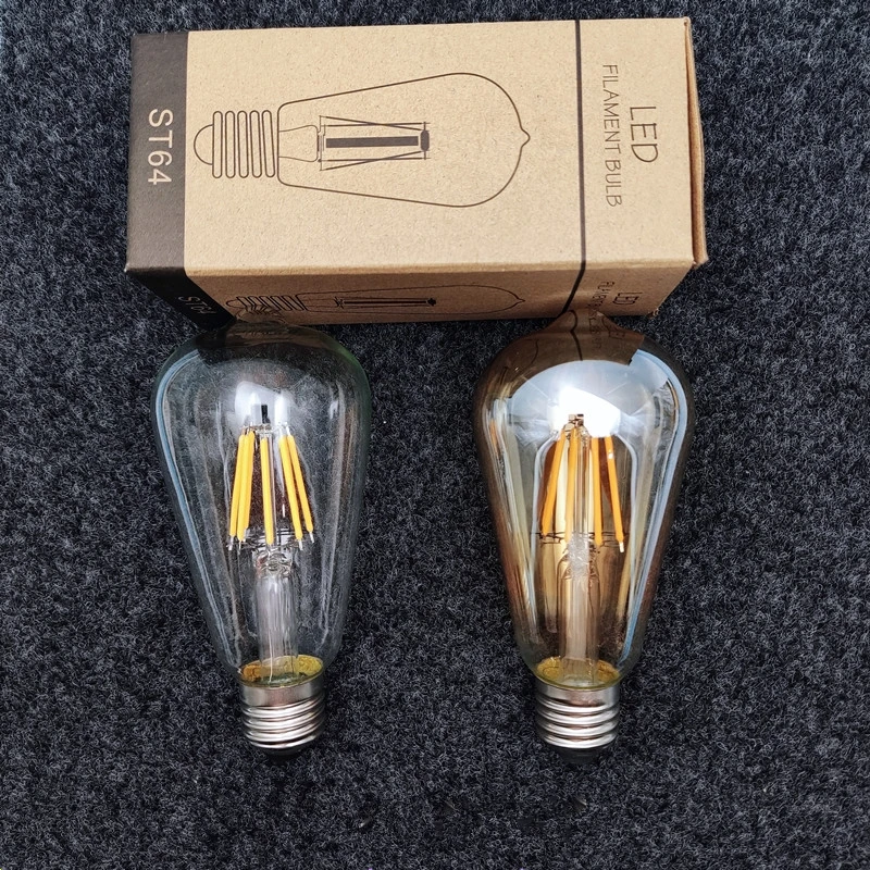 Светодиодная лампа Edison e27 в стиле ретро с имитацией вольфрамовой нити накаливания для защиты глаз и энергосбережения Изображение 2