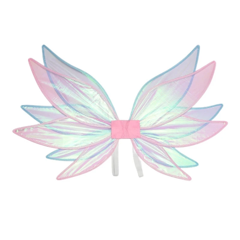 Сказочный ангел с крыльями бабочки, маскарадный костюм для девочек, аксессуары для косплея Изображение 1
