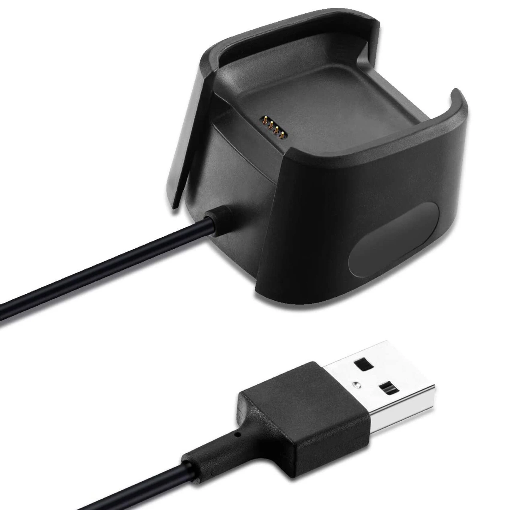 Совместимое зарядное устройство для 2-х человек, сменный USB-кабель для зарядки 2-х аксессуаров для смарт-часов Изображение 1