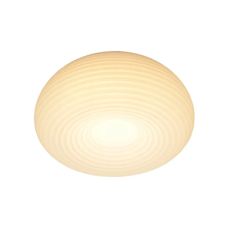 Современный простой потолочный светильник из белого полиэтилена, светодиодное затемняющее освещение, светильник для спальни, гостиной, кабинета Изображение 4