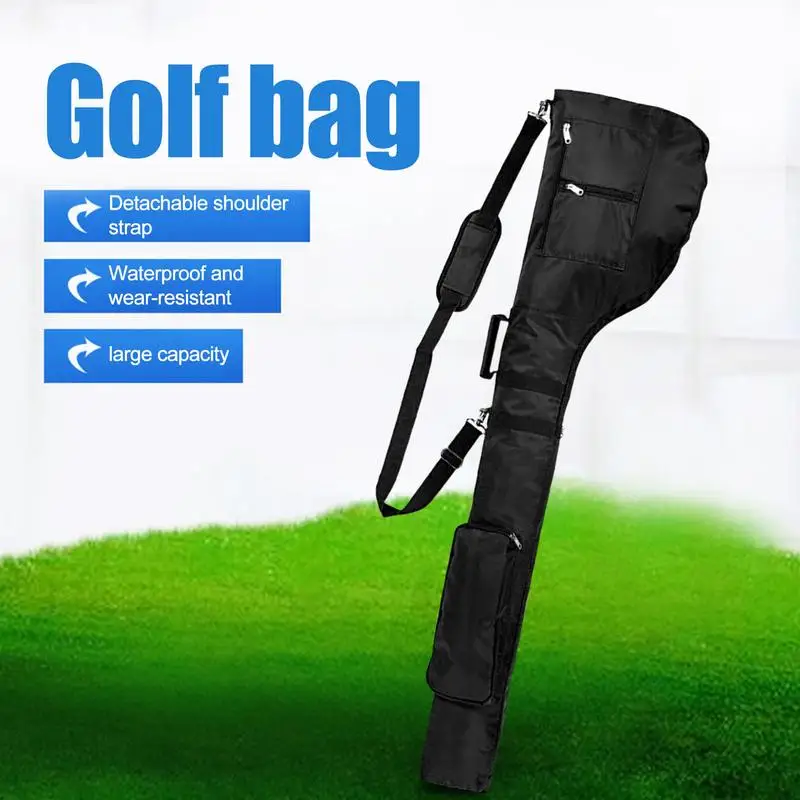 Спортивная сумка для клюшки для гольфа, складная легкая сумка через плечо, сумка для хранения для тренировок в гольфе, складная сумка для тренировок Изображение 1