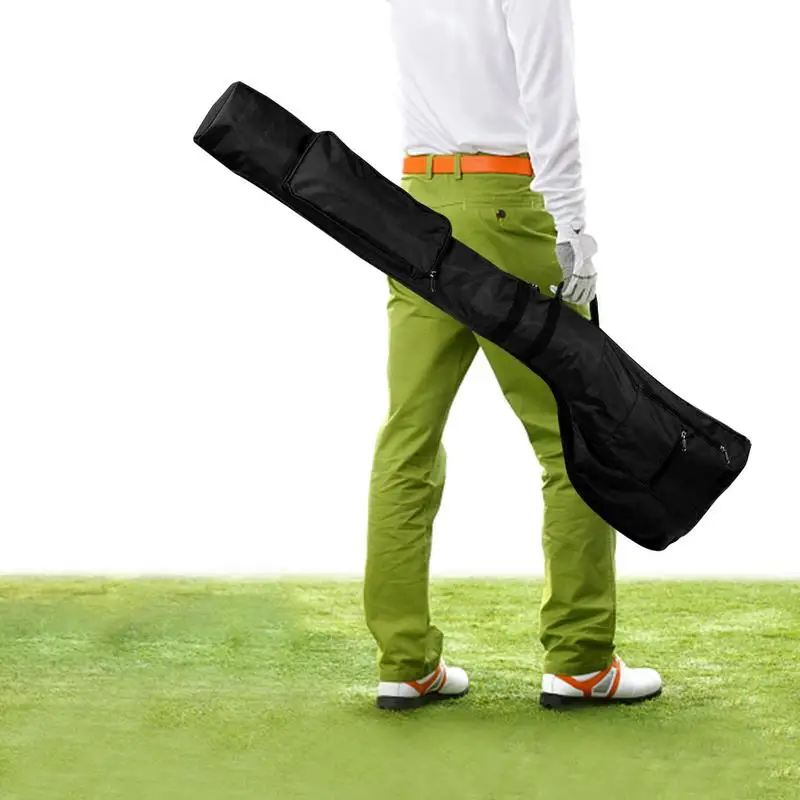 Спортивная сумка для клюшки для гольфа, складная легкая сумка через плечо, сумка для хранения для тренировок в гольфе, складная сумка для тренировок Изображение 2
