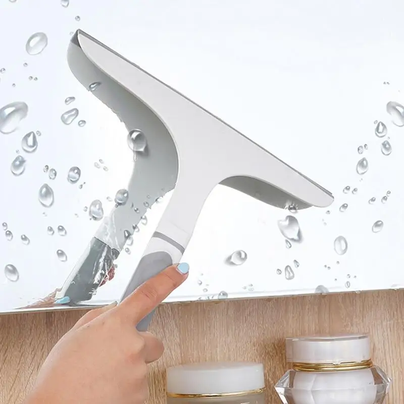 стеклоочиститель для скребка для зеркала, переносной скребок для окон, кухонный скребок для чистки стекла, средства для чистки ванной комнаты Изображение 3