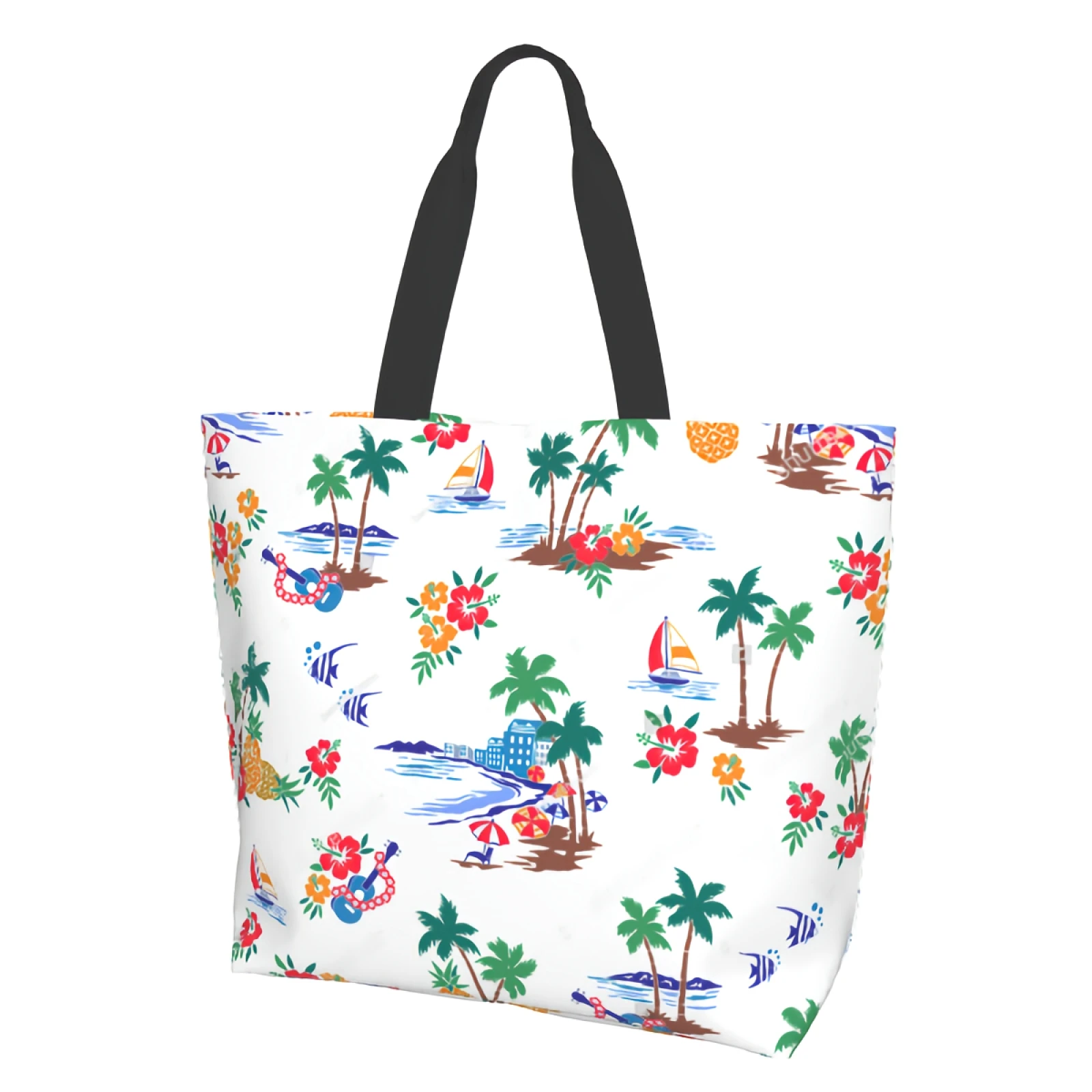 Сумка для серфинга, большая женская повседневная летняя сумка для морского серфинга, сумка через плечо, многоразовая сумка для покупок, пляжная сумка Изображение 0