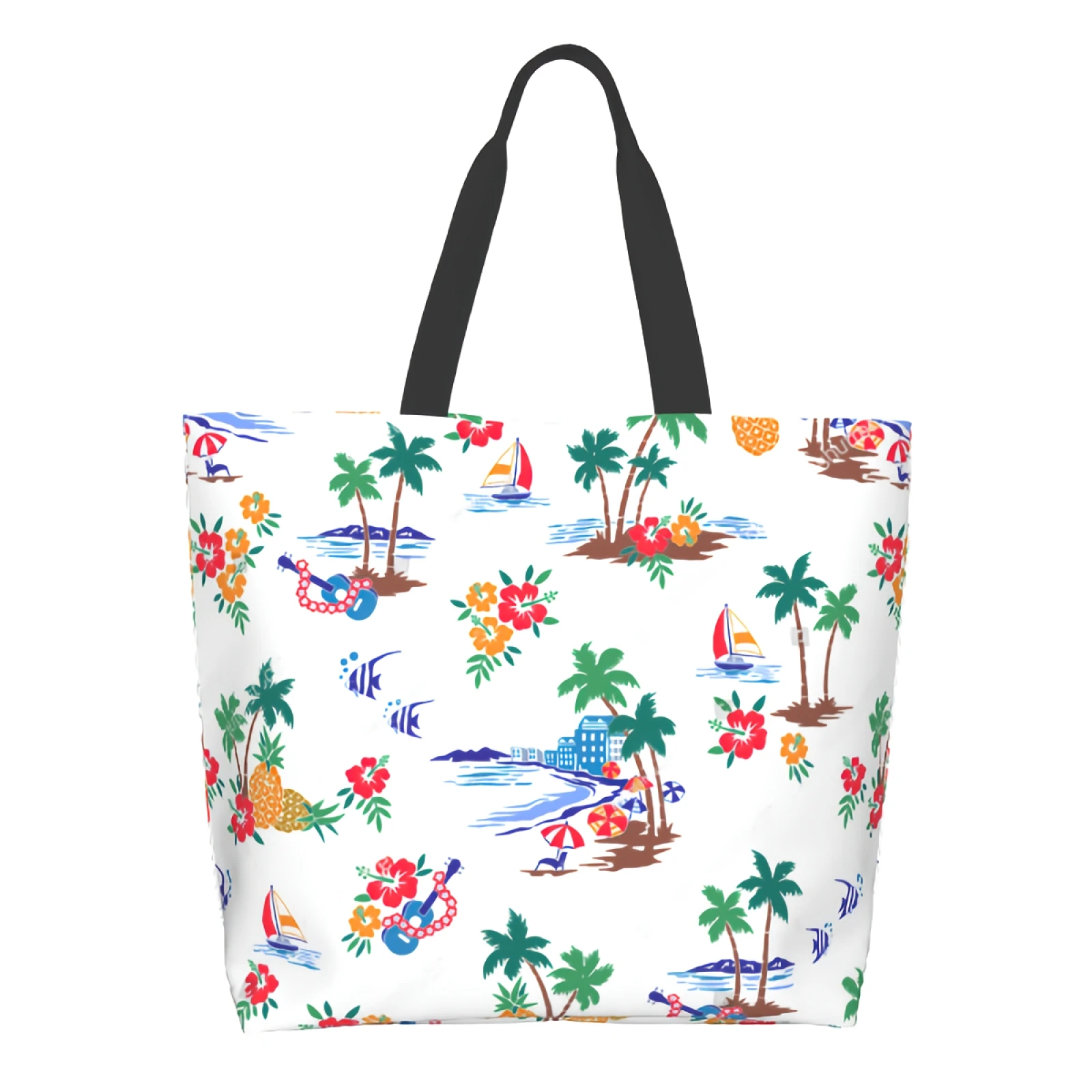 Сумка для серфинга, большая женская повседневная летняя сумка для морского серфинга, сумка через плечо, многоразовая сумка для покупок, пляжная сумка Изображение 1