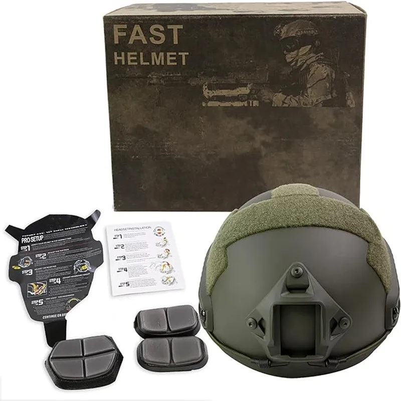 Тактический пейнтбольный шлем Airsoft Fast Helmet MH Type Изображение 5