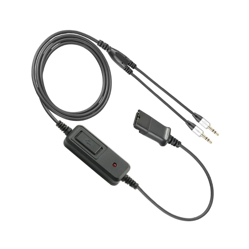 Универсальный кабель 3,5 мм для подключения к QD (быстроразъемному) кабелю гарнитуры QD-шнур Подходит для распознавания голоса Прямая поставка Изображение 4