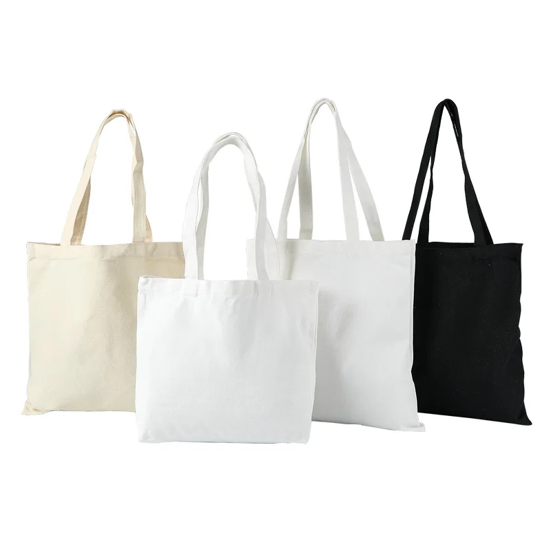 Холщовая сумка через плечо большой емкости, складные экологичные хлопчатобумажные сумки-тоут, многоразовая сумка 