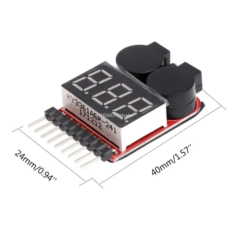 Челнок 2 в 1 Литий-ионный аккумулятор Lipo С Сигнализацией о низком заряде 1S-8S Для проверки звукового сигнала Изображение 3