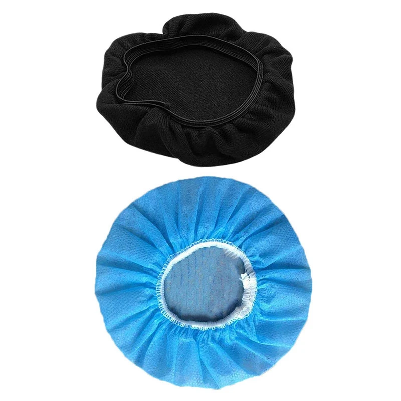 Чехлы для наушников из гибкой ткани с 100 шт одноразовых гигиенических подушечек для ушей, амбушюры Изображение 0