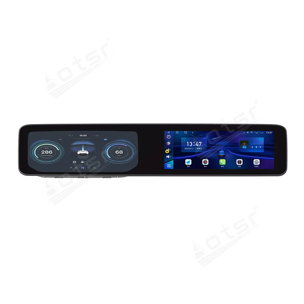 12,3 Дюймов 4G WIFI BT Android 12,0 8 + 256 ГБ Автомобильный Радиоприемник Мультимедиа GPS Навигация Стерео Плеер Для Ford Transit 2022-2023 Головное Устройство Изображение 1