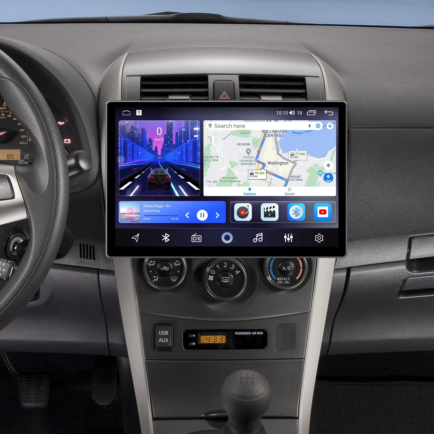 13,1/12,5 дюймов 2K QLED Экран Для Toyota Corolla 10 E140 E150 2006-2013 Android камера CarPlay Автомобильное Радио GPS Стерео Мультимедийный ПК Изображение 0