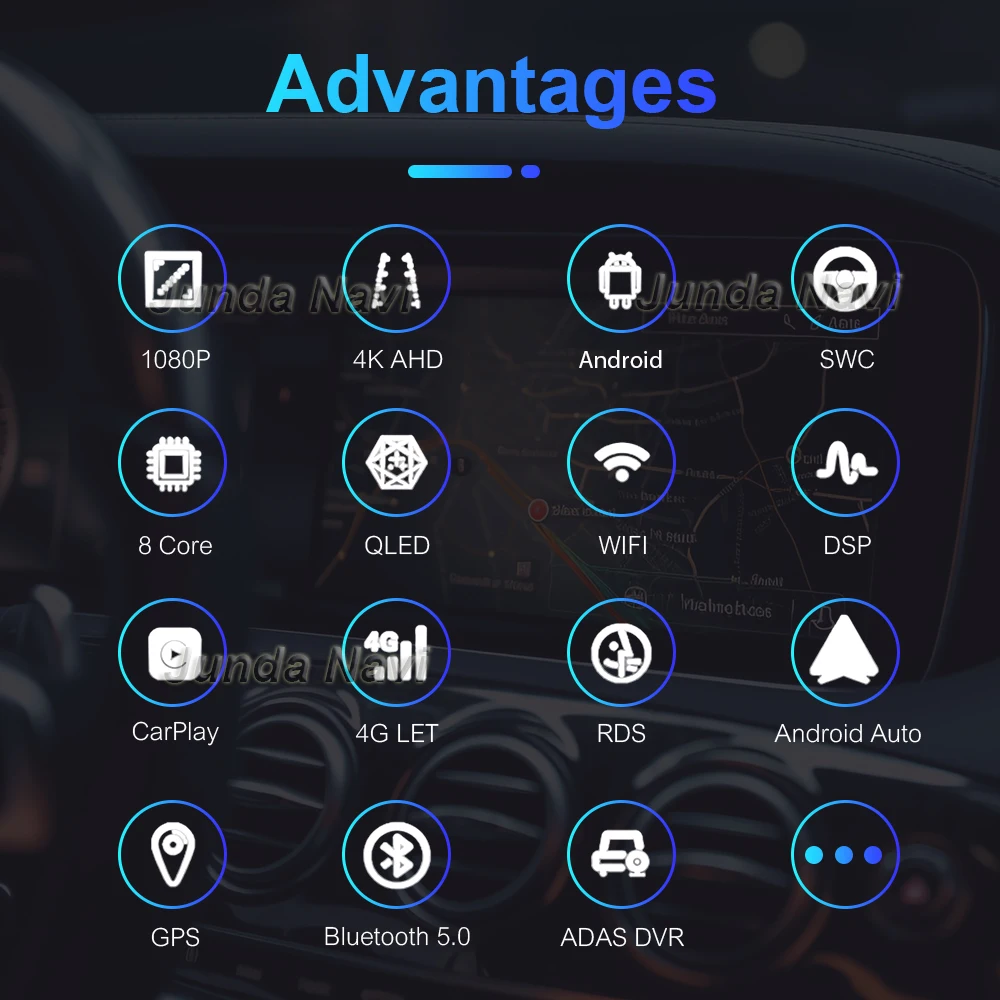 2 Din QLED 2k Автомобильный радиоприемник Мультимедийный видеоплеер для LADA X ray Xray 2015 - 2019 Android 13 Auto CarPlay GPS 2din Стерео Изображение 1