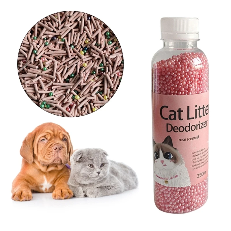 250 мл дезодорирующих запах домашних животных шариков для домашнего кошачьего туалета Дезодорант Прямая поставка Изображение 1
