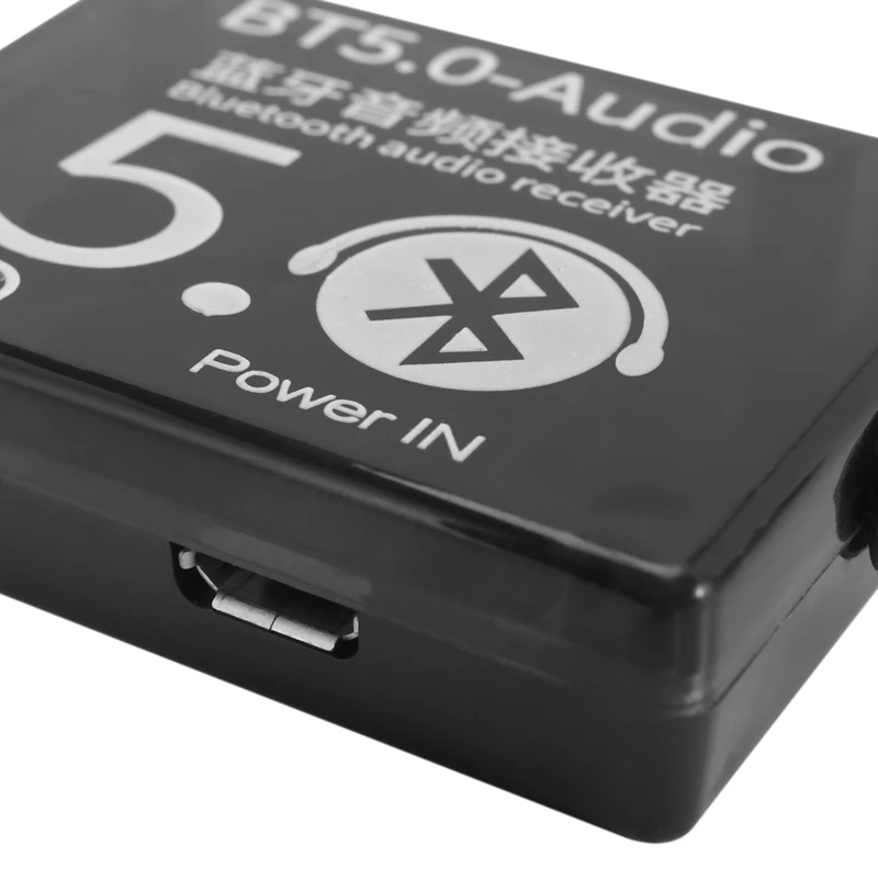 2X Аудиоприемник BT5.0 MP3 Bluetooth Декодер Без Потерь Автомобильный Динамик Плата Аудиоусилителя С Корпусом Изображение 2