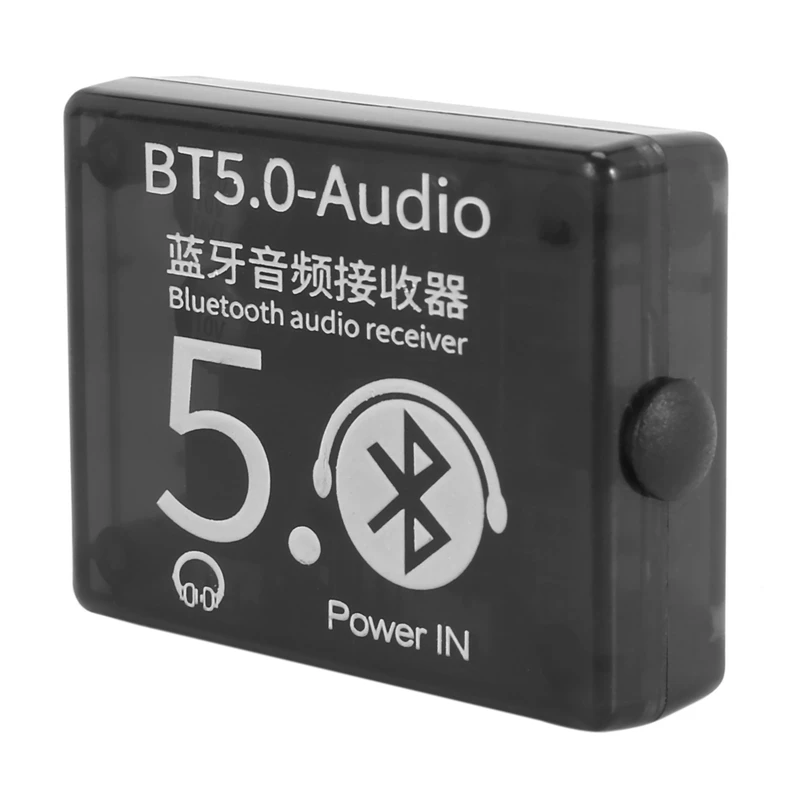 2X Аудиоприемник BT5.0 MP3 Bluetooth Декодер Без Потерь Автомобильный Динамик Плата Аудиоусилителя С Корпусом Изображение 5