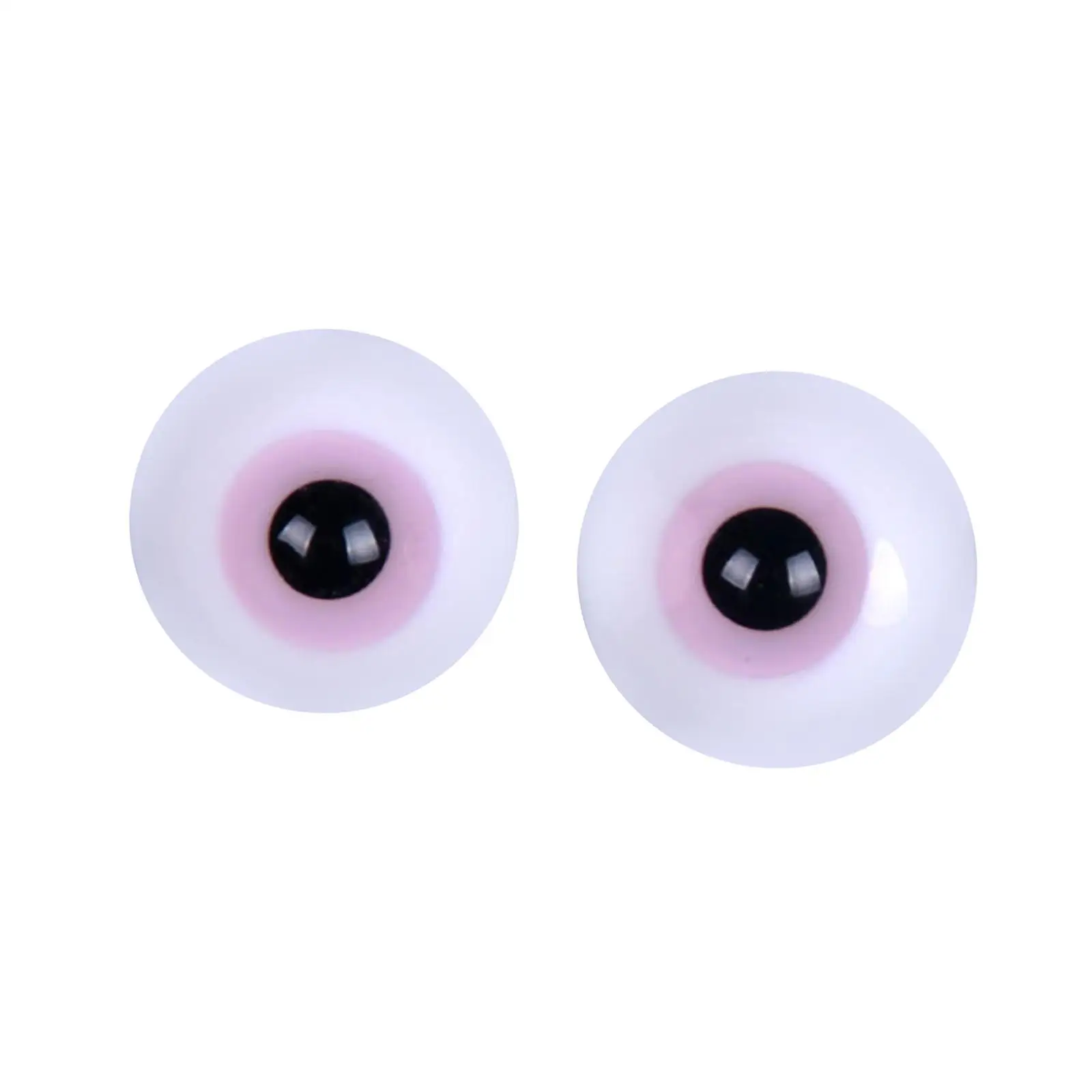 2шт Большие кукольные глаза, шевелящиеся глаза (6 мм), подвижные художественные поделки, глазное яблоко для изготовления кукол, скульптура, реквизит для Хэллоуина Изображение 4