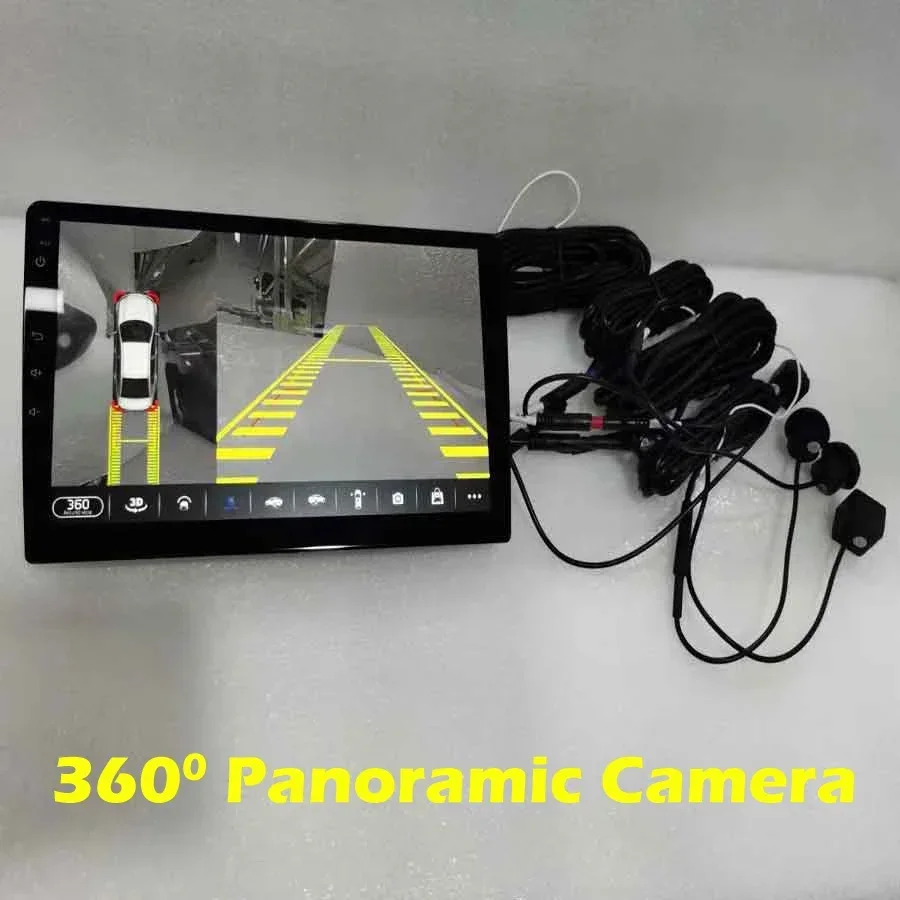 360 Панорамная Камера 8G + 256G Android 13,0 Автомобильный DVD-плеер GPS WIFI Bluetooth RDS Радио Для Nissan March Micra K12 2002 2003-2010 Изображение 1