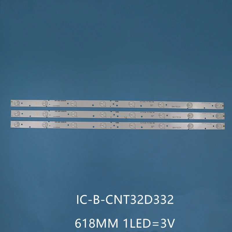 4 шт./компл. Светодиодная лента подсветки для JL.D3281235-06ES IC-B-CNT32D332 180-W00-320010H SKYTECH ST-3240 Изображение 0