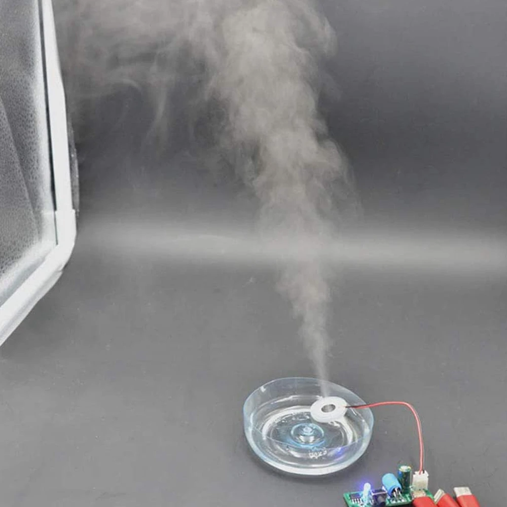5 Шт Ультразвуковой туманообразователь 20 мм 1,7 МГц, керамические диски с проволокой и уплотнительным кольцом, аксессуары для увлажнителя воздуха Изображение 4