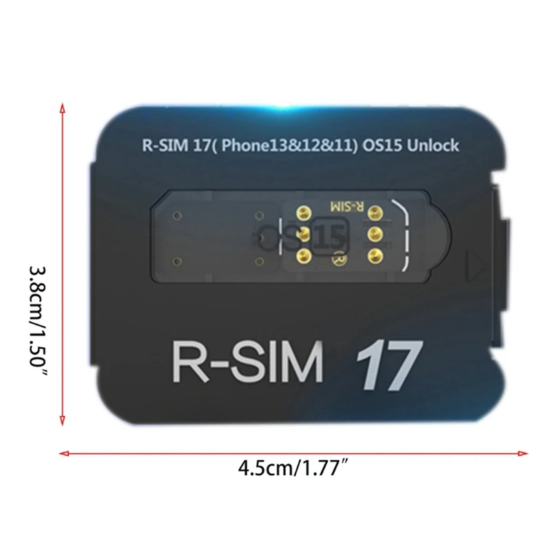 5X Наклейка для Разблокировки карты Большой емкости R-SIM17 для 13PRO, 13, 13Mini, 12, 11, Xs Max, XS, XR, X, 8, 7 Изображение 5