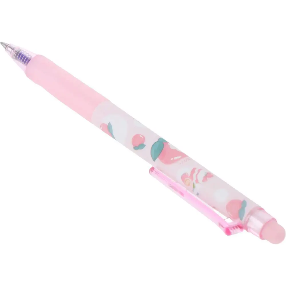 6шт Розовые Милые ручки Креативная Пластиковая Персонализированная ручка Новинка Милые Чернильные ручки Офисные Изображение 3