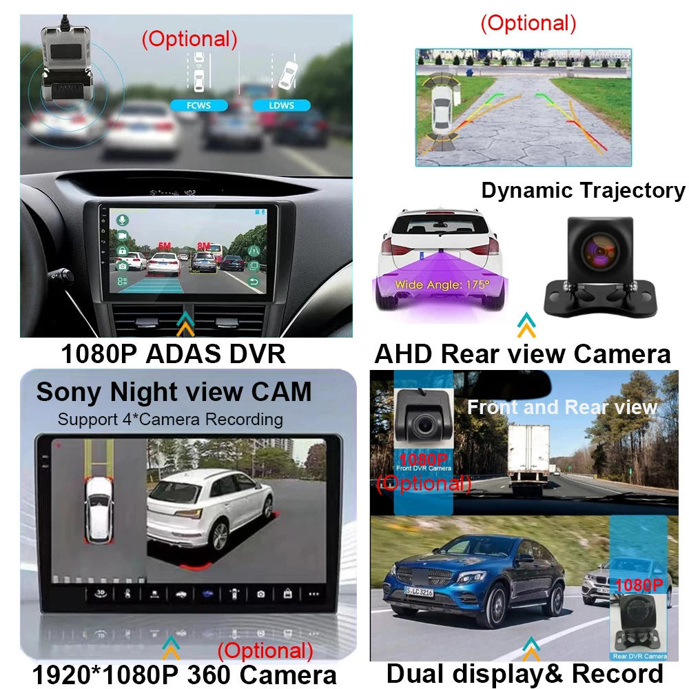 7862 Процессор Android Для Mitsubishi Pajero Sport 2 L200 Triton 2008-2016 GPS Навигация Без 2din DVD QLED Экран видеорегистратор HDR Wifi Изображение 4
