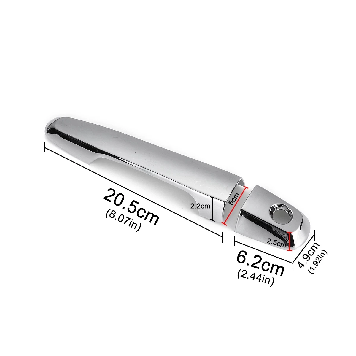 8 шт. для Mitsubishi L200 Triton Пикап 2006-2014 Хромированная отделка дверной ручки Изображение 4