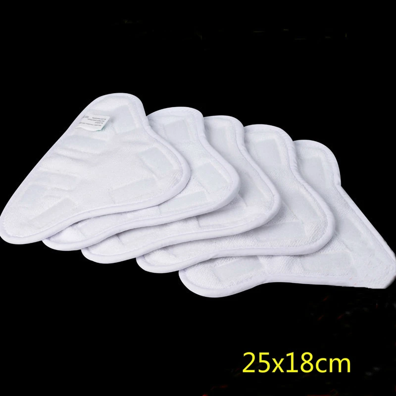 8 шт. сменных прокладок из ткани для паровой швабры из микрофибры для швабры H2O X5 с тремя углами Изображение 3