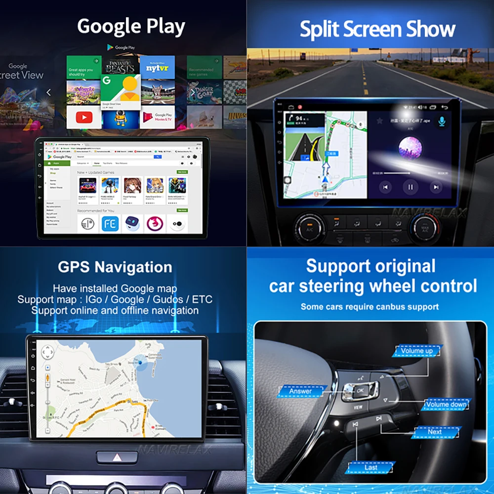 Android 13 Carplay Auto Для Chevrolet Silverado Impala GMC Автомобильный Радио Мультимедийный Видеоплеер Навигация GPS No 2Din 2 Din DVD Изображение 3