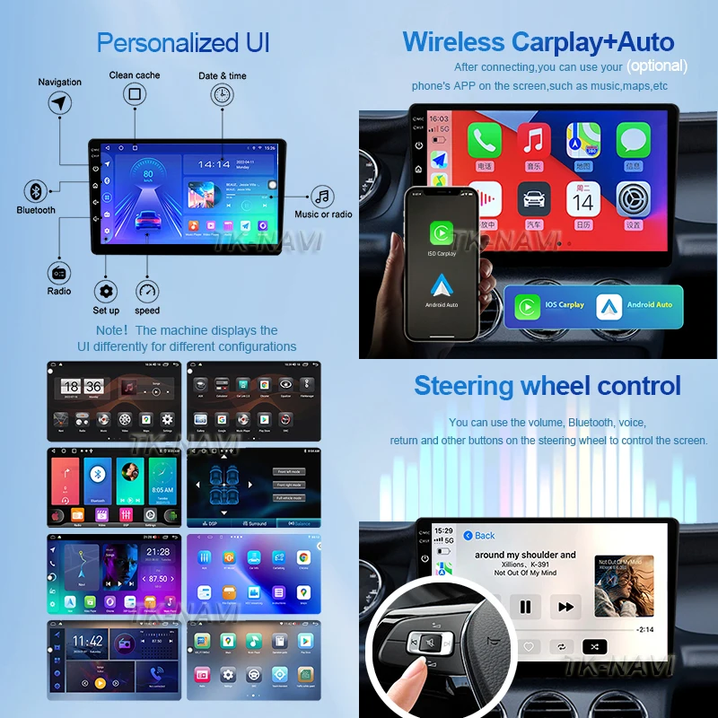Android 13 Автомобильный Радио Мультимедийный Видеоплеер Для Suzuki Liana 2004-2008 Carplay Auto 4G WIFI QLED GPS Навигация 360 Камера BT Изображение 1