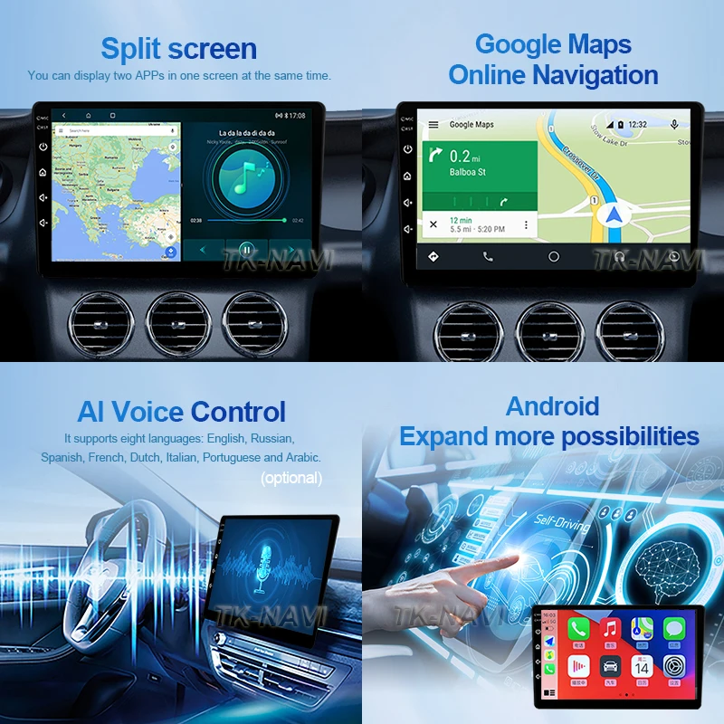 Android 13 Автомобильный Радио Мультимедийный Видеоплеер Для Suzuki Liana 2004-2008 Carplay Auto 4G WIFI QLED GPS Навигация 360 Камера BT Изображение 2