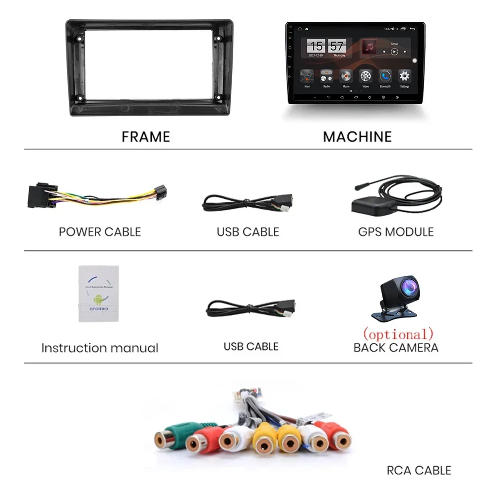 FoCar Радио Мультимедиа Видео GPS Для Subaru Outback 5 2014-2018 Legacy 6 2014-2017 Android 13 Навигация Без 2 Din DVD-плеера Изображение 5